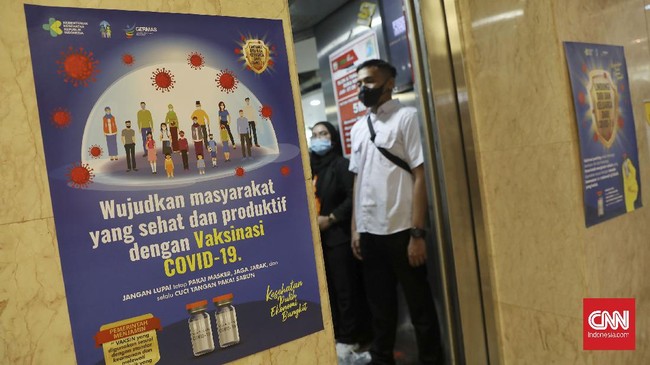 FOTO : Pedagang Tanah Abang Siap Disuntik Vaksin Covid-19