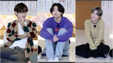 Jimin Bongkar Kebiasaan V BTS Saat Jungkook Olahraga Tak Pakai Baju