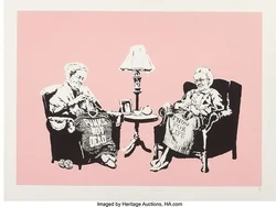 Karya Seni Litograf Banksy Dilelang sampai Miliaran