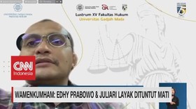 VIDEO: Wamenkumham: Edhy & Juliari Layak Dituntut Mati