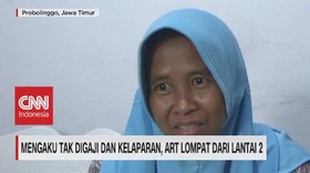 VIDEO: Tak Digaji & Kelaparan, ART Lompat Dari Lantai 2