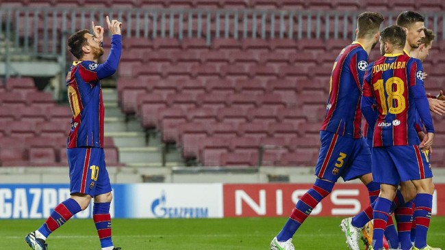 Barcelona bermain imbang 1-1 dengan Paris Saint-Germain di babak pertama leg pertama 16 besar Liga Champions, Rabu (17/2) dini hari WIB.