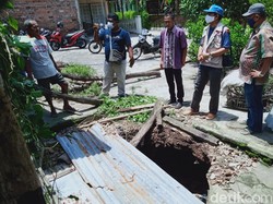 Belasan Sumur Ambles di Klaten, BPBD Ungkap Kejadian Sama di Kaki Kelud