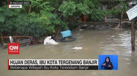 VIDEO: Hujan Deras, Ibu Kota Tergenang Banjir