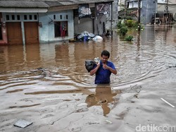 BNPB Sebut Ada 57 RT di Jakarta Terendam Banjir Hari Ini
