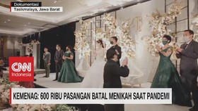 VIDEO: Kemenag: 600 Ribu Pasangan Batal Menikah Saat Pandemi