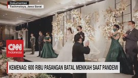 VIDEO: Kemenag: 600 Ribu Pasangan Batal Menikah Saat Pandemi