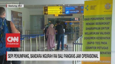VIDEO: Bandara Ngurah Rai Bali Pangkas Jam Operasional