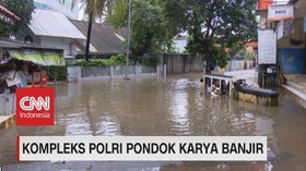 VIDEO: Kompleks Polri Pondok Karya Banjir