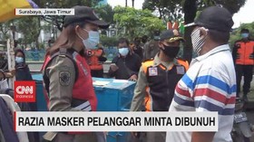VIDEO: Razia Masker Pelanggar Minta Dibunuh