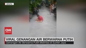 VIDEO: Viral Genangan Air Berwarna Putih Susu