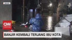 VIDEO: Banjir Kembali Terjang Ibu Kota