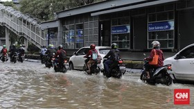 Banjir, Lalu Lintas di DKI Jakarta Terganggu