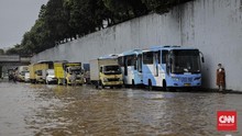 Banjir Jakarta, 3 Rute TransJakarta Disetop Sementara