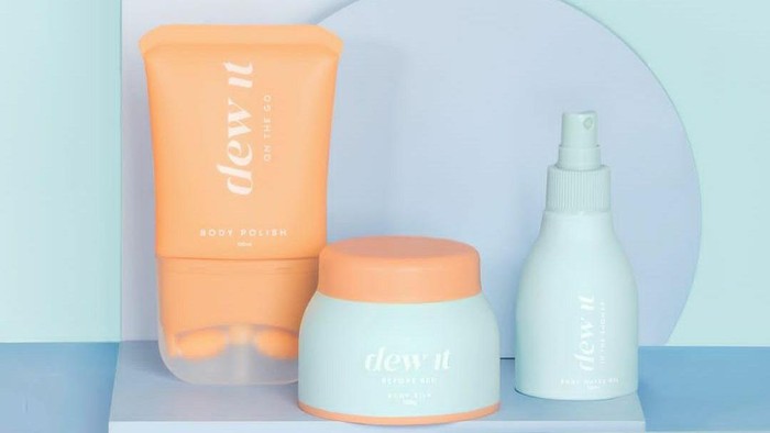 Hands-Free Body Care dengan Kemasan Unik nan Fotogenik dari Brand Lokal Dew It