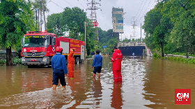 Sempat Banjir, Terowongan Halim Lama Sudah Bisa Dilalui Kendaraan