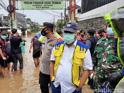 Tanggul yang Jebol di Bekasi Akan Ditangani Sementara Pakai Geo Bag