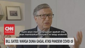 VIDEO: Bill Gates Warga Dunia Gagal Atasi Pandemi Covid-19
