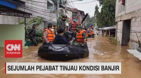 VIDEO: Sejumlah Pejabat Tinjau Kondisi Banjir