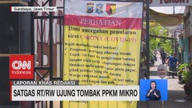VIDEO: Satgas RT/RW Ujung Tombak PPKM Mikro
