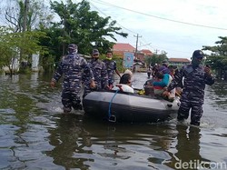 Banjir di Kota Pekalongan Terjang 16 Kelurahan, 3.101 Jiwa Mengungsi