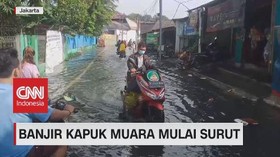 VIDEO: Banjir Kapuk Muara Mulai Surut