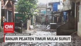 VIDEO: Banjir Pejaten Timur Mulai Surut