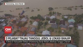 VIDEO: 3 Pejabat Tinjau Tanggul Jebol & Lokasi Banjir