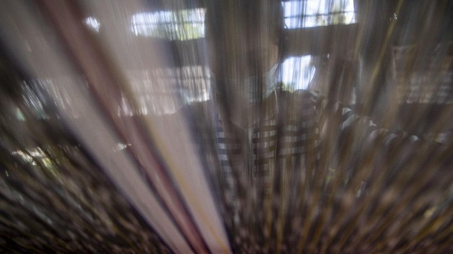 FOTO: Menengok Kampung Tenun Ulos Silahi Sabungan