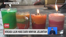 VIDEO: Kreasi Lilin Hias dari Jelantah