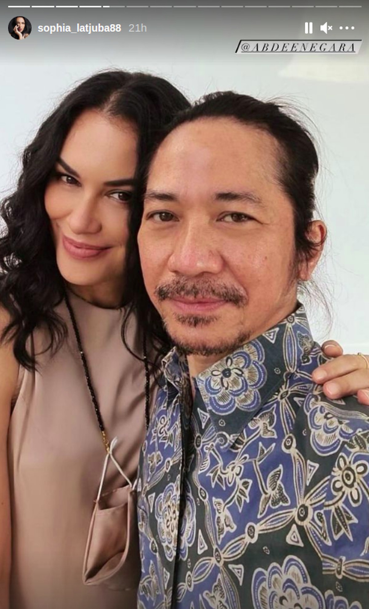 Sophia Latjuba dan Abdee Slank