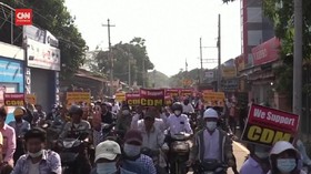 VIDEO: Warga Myanmar Mogok Nasional Tolak Kudeta