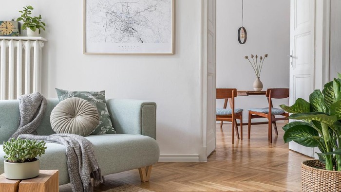 Modern scandinavian living room interior.Home decor. Interior design. Template. Ready to use.