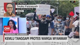 VIDEO: Kemlu Tanggapi Protes Warga Myanmar