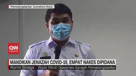VIDEO: Mandikan Jenazah Covid-19, Empat Nakes Dipidana