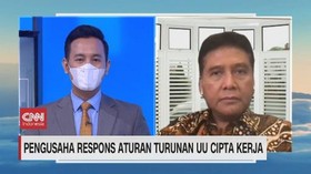 VIDEO: Pengusaha Respons Aturan Turunan UU Cipta Kerja