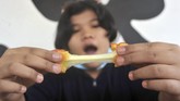 FOTO: Keju di Kaki Gunung Marapi Sumatera Barat Lassy Dairy Farm menjadi salah satu peternakan di kaki Gunung Marapi, Sumatera Barat, yang memproduksi keju mozarella.