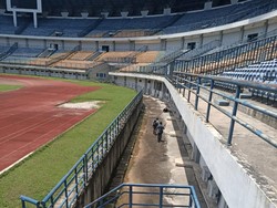 Viral Video Stadion GBLA Bandung Ditanami Ikan