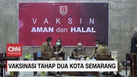 VIDEO: Vaksinasi Tahap Dua Kota Semarang