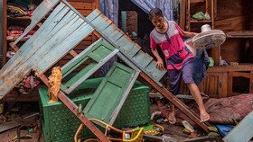 44 Rumah Warga Mojokerto Rusak Diterjang Angin Kencang
