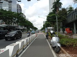 Kerap Terjadi Pelanggaran di Jalur Sepeda, Dishub DKI Minta Pemotor Tertib