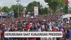 VIDEO: Kerumunan Saat Kunjungan Presiden Jokowi