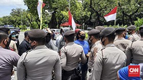 9 Titik Demo Tumpah di Jakpus, 5.800 Aparat Gabungan Dikerahkan