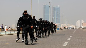 FOTO: Atasi Kriminal, Pakistan Bentuk Unit Polisi Sepatu Roda