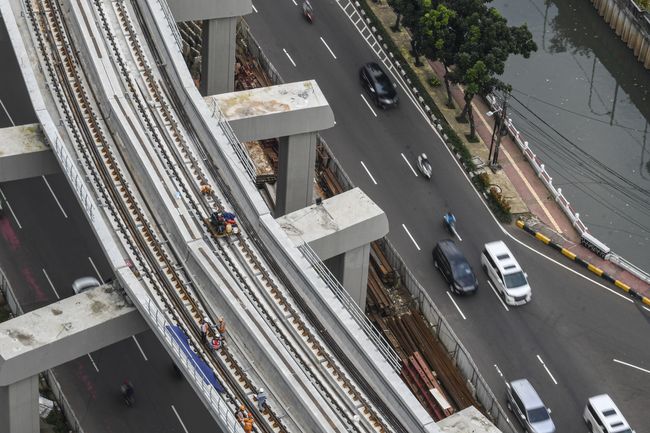 Progres Lrt Jabodebek Sudah Jadi 86 Persen Dari Target