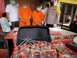 Polisi Gerebek Sebuah Gubuk Tempat Andok Sabu Budak Narkoba