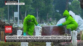 VIDEO: Kemensos Hentikan Program Santunan Kematian Covid-19