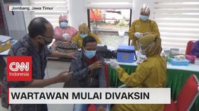 VIDEO: Wartawan Mulai Divaksin