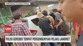 VIDEO: Polisi Gerebek Tempat Persembunyian Pelaku Jambret