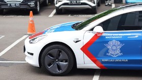 Semua Motor dan Mobil Patroli Polantas Diganti Kendaraan Listrik 2023